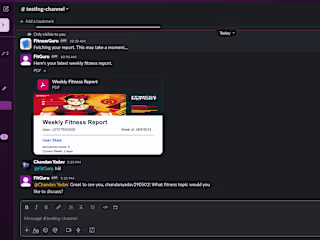 SlackFitness Bot