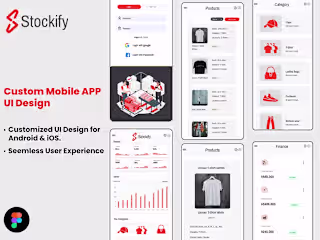 Inventory Management Mobile App UI Design for Stockify