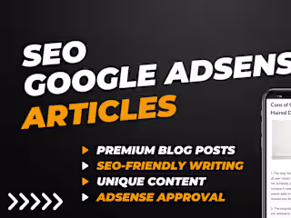 I will provide 24 Seo friendly Articles for Google Adsense 