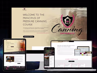 Kajabi & Wordpress Web Development w/ Automations - Canning Diva