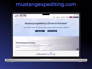 High-Performance Website for Mustang Expediting