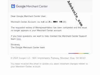 Fix google merchant center misrepresentation