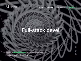 Developer of my own online portfolio