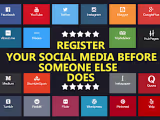 Create 25 Social Media Accounts