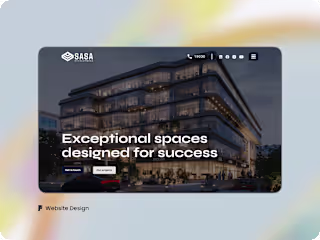 Website Design for Sasa Development