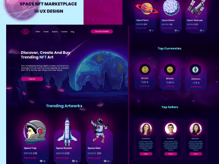 NFT Marketplace UI UX Design on Behance