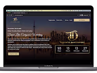 Event Website Design |  Custom Client Dashboard | WordPress Dev