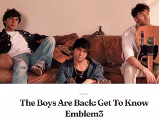 The Boys Are Back: Get To Know Emblem3 - That Fangirl Life 