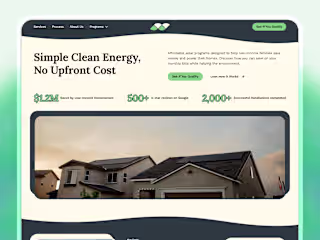 Sun Relief Solar ☀️ | Low-Income Solar Website Design