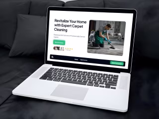 Carpet Cleaning  Landing page
