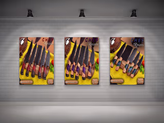 CHEF KNIVES POSTER DESIGN on Behance