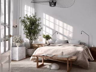 3D Visualization of Bedroom and Living Room on Behance