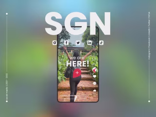 Singapore Global Network Social Media Design