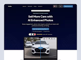 Carbox Landing Page SaaS AI Responsive Website Design