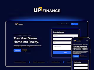 Up Finance Brand and Website Development