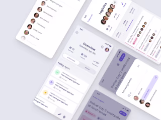 Mobile app design for an event task management tool
