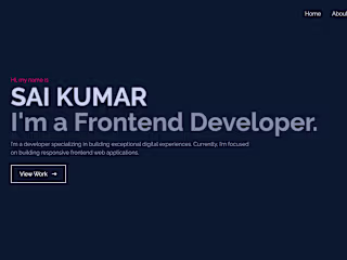 Simple Portfolio Website