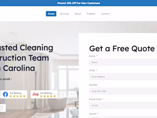 J&M Contracting | Website Development