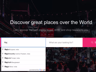 Advanced NearBy Search Web Application - Find, Explore, and Disc