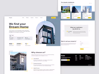 Real estate website