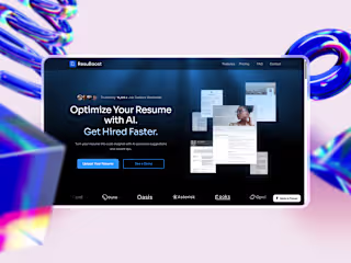 ResuBoost : AI-Powered Resume Optimization Landing Page