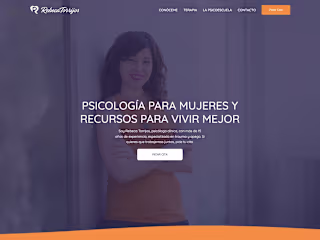 Beautiful WordPress site for a psychologist