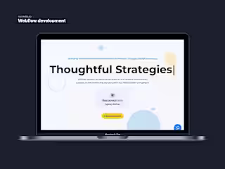 Webflow development for SEO Agency