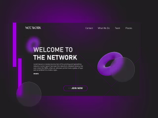NETWORK LANDPAGE DESIGN