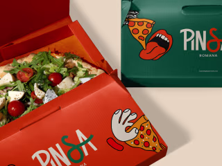 Pinsa Romana Re-Branding/Packaging/Social Media