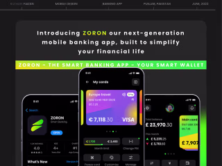 Modern Smart Banking App Design
