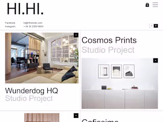Website for Design studio in Berlin
