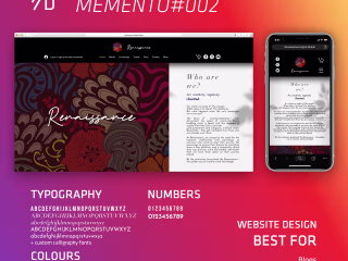 Web Design - MEMENTO#002
