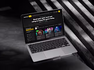 Game boosting services website