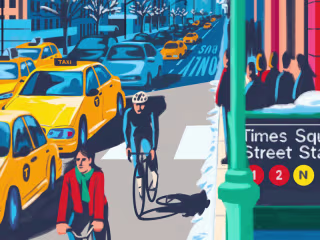 City illustrations - Cityscapes USA