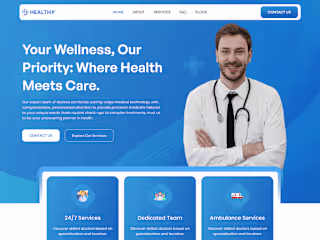 Medical website built with WordPress