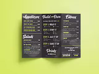 Restaurant Menu Design