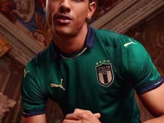 Puma Football Italy Green 3rd Jersey Kit Launch Campaign 