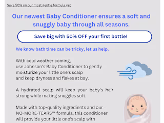 Johnson & Johnson Email Spec Piece