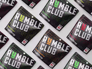 Rumble Club Visual Identity & Packaging Design