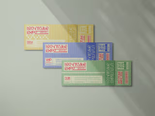 Exhibition materials for Technicube Expo