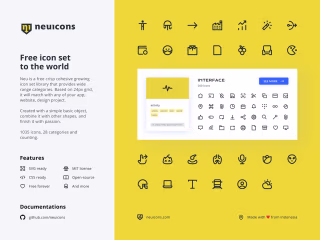 Neu Icons - Free icon set to the world