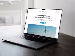  EcoVault – A Sustainable Energy Landing Page Built with Framer