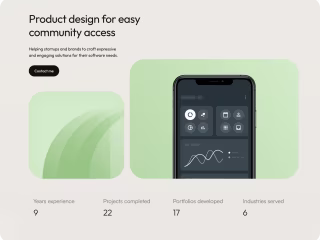 Web development for a digital consultancy with Framer