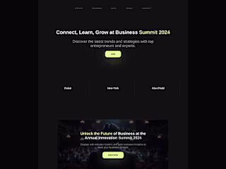 Event Agency | Landing Page 