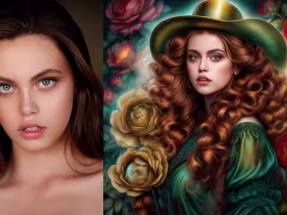 Face replacement in photographs. Creating neuroart based on your