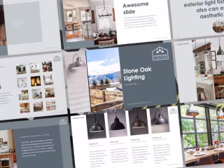 Stone Oak Lighting Visual Identity