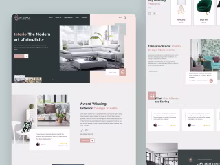 Interior Studio - Landing page