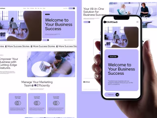 ShiftSaaS - Website Design
