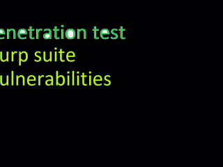 Pentest web app and mobile app 