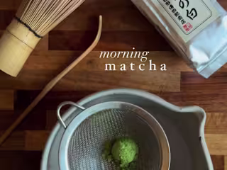 How I make my iced matcha 